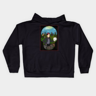 Frida and the Mariachi Band (with Border) Kids Hoodie